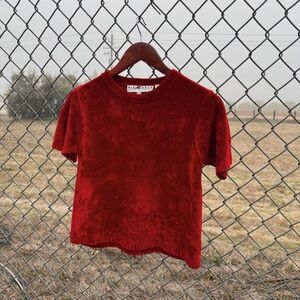 Vintage 90s Elements Petite Chenille Sweater Christmas